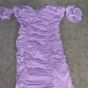 Lavender silver dress